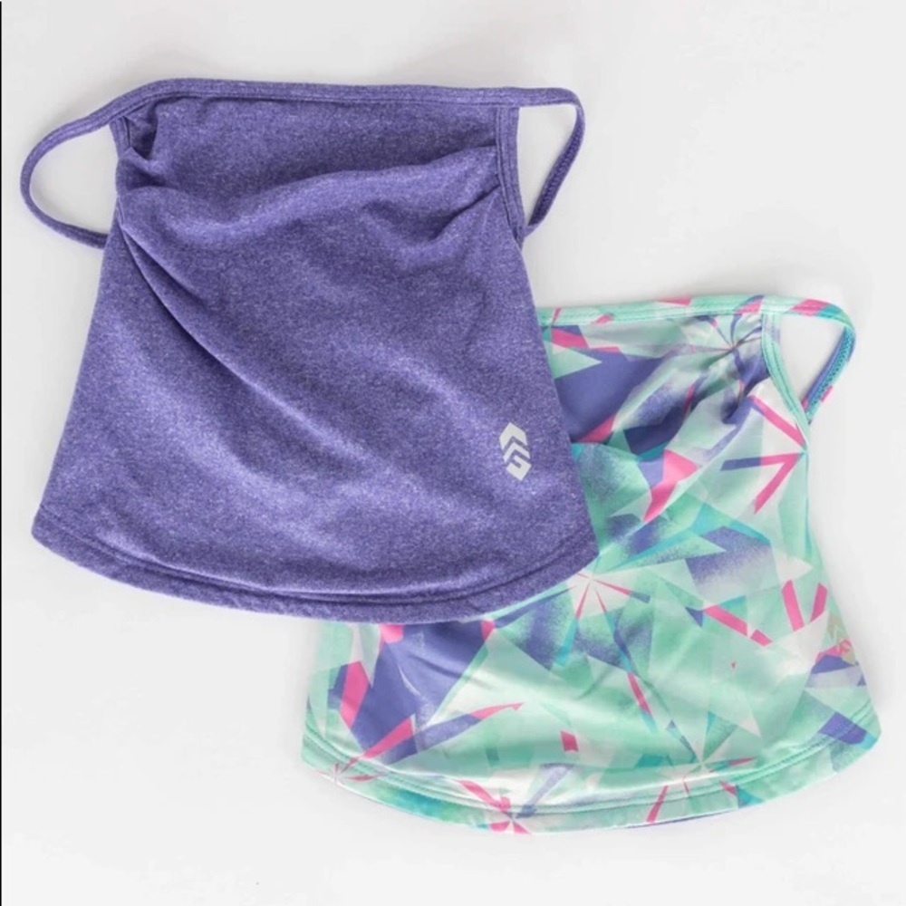 Girls' Protective Face Mask Gaiter w/Filter Pocket